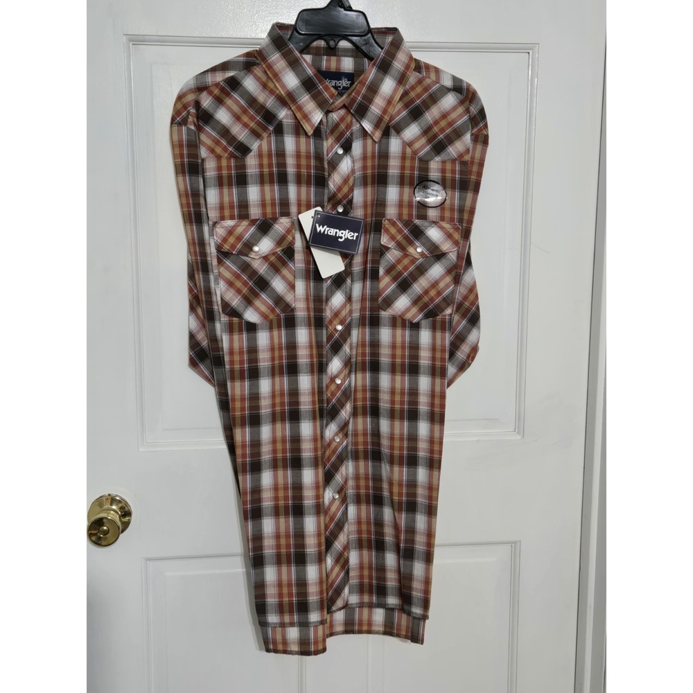 Wrangler Western Shirt sz 2XL‎ tall NWT 75932